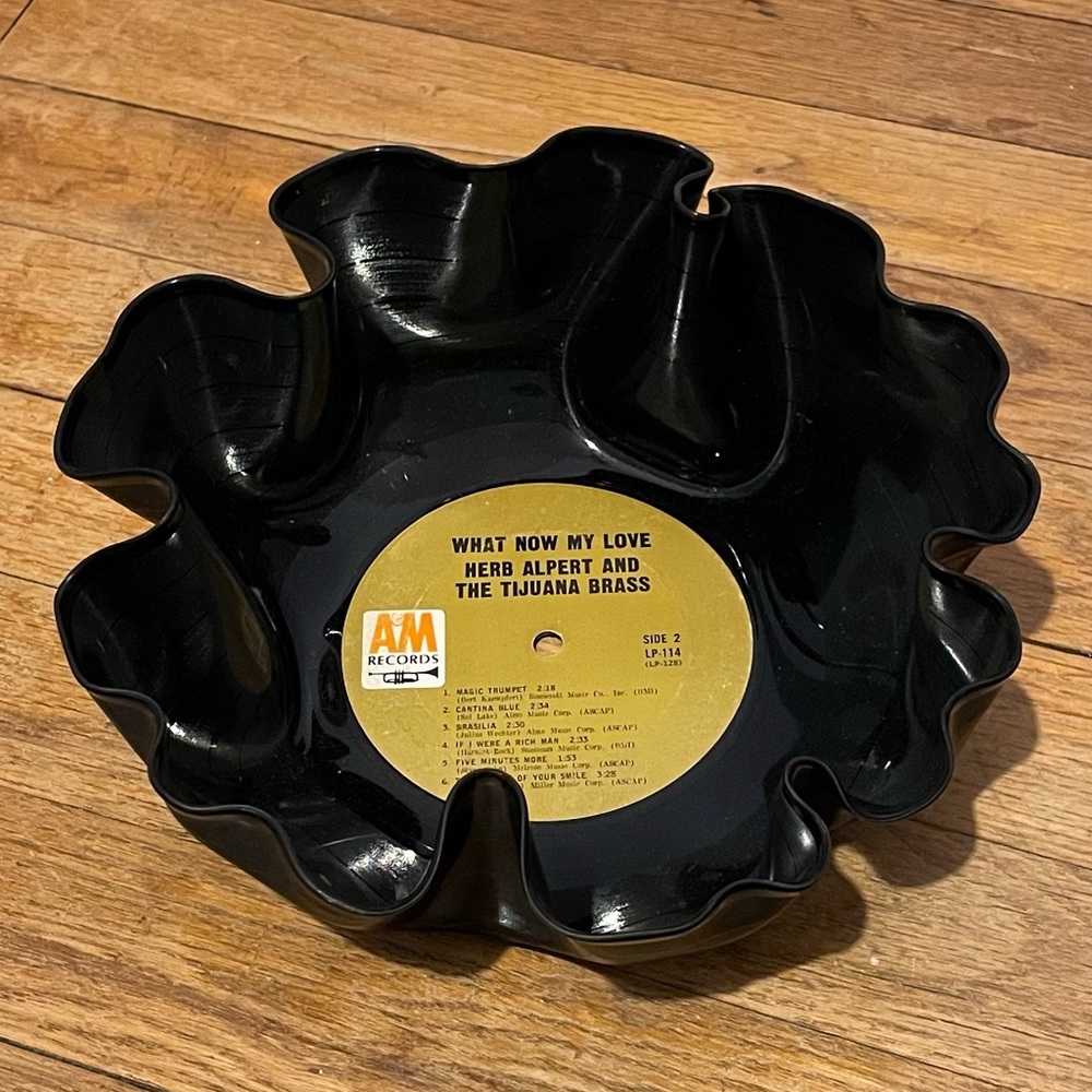 Decorative Vinyl Record Bowl - Herb Alpert